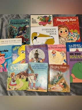 Vintage Lot Of 1970’s Children’s Books -14 Book Lot